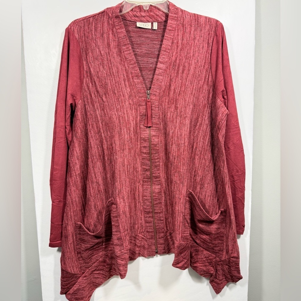 LOGO Size Medium Red Women's Sweater